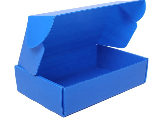 Caja de almacenamiento de chapa de plástico corrugado de PP ESD Caja personalizada de PP Correx